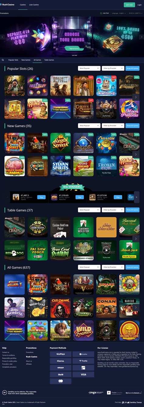 Rush casino download